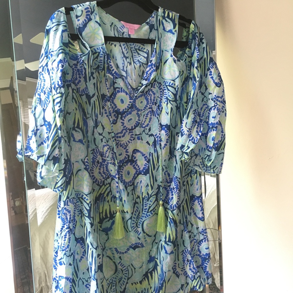Lilly Pulitzer Benicia Open Shoulder Tunic Dress
